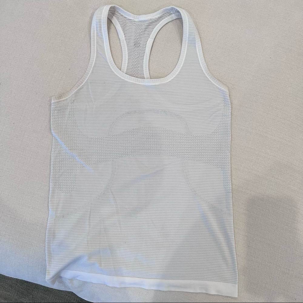 White Lululemon Tank